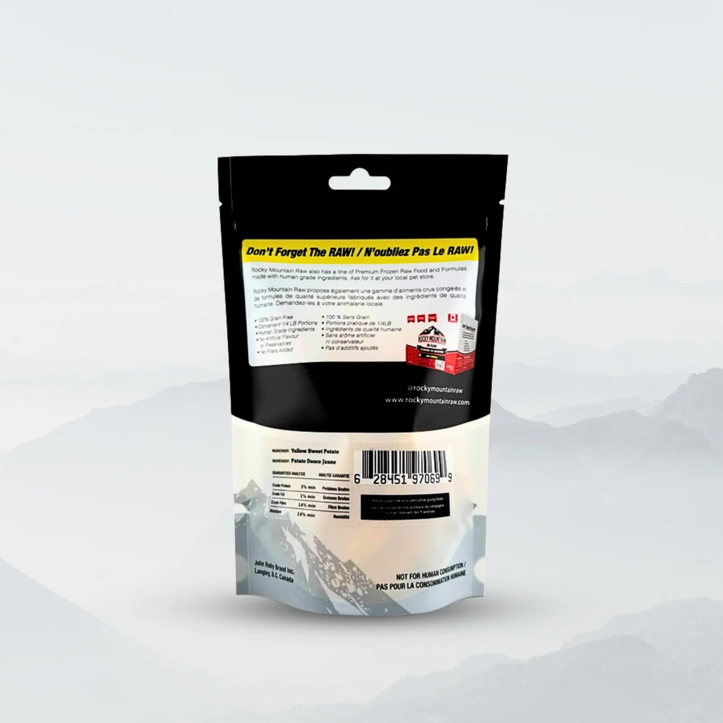 Rocky Mountain Raw Air Dried Sweet Potato Sticks Dog Treats