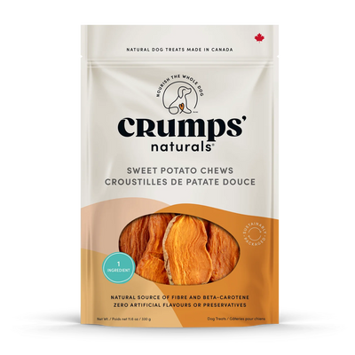 Crumps Naturals Sweet Potato Chews  Dog Treats  | PetMax Canada