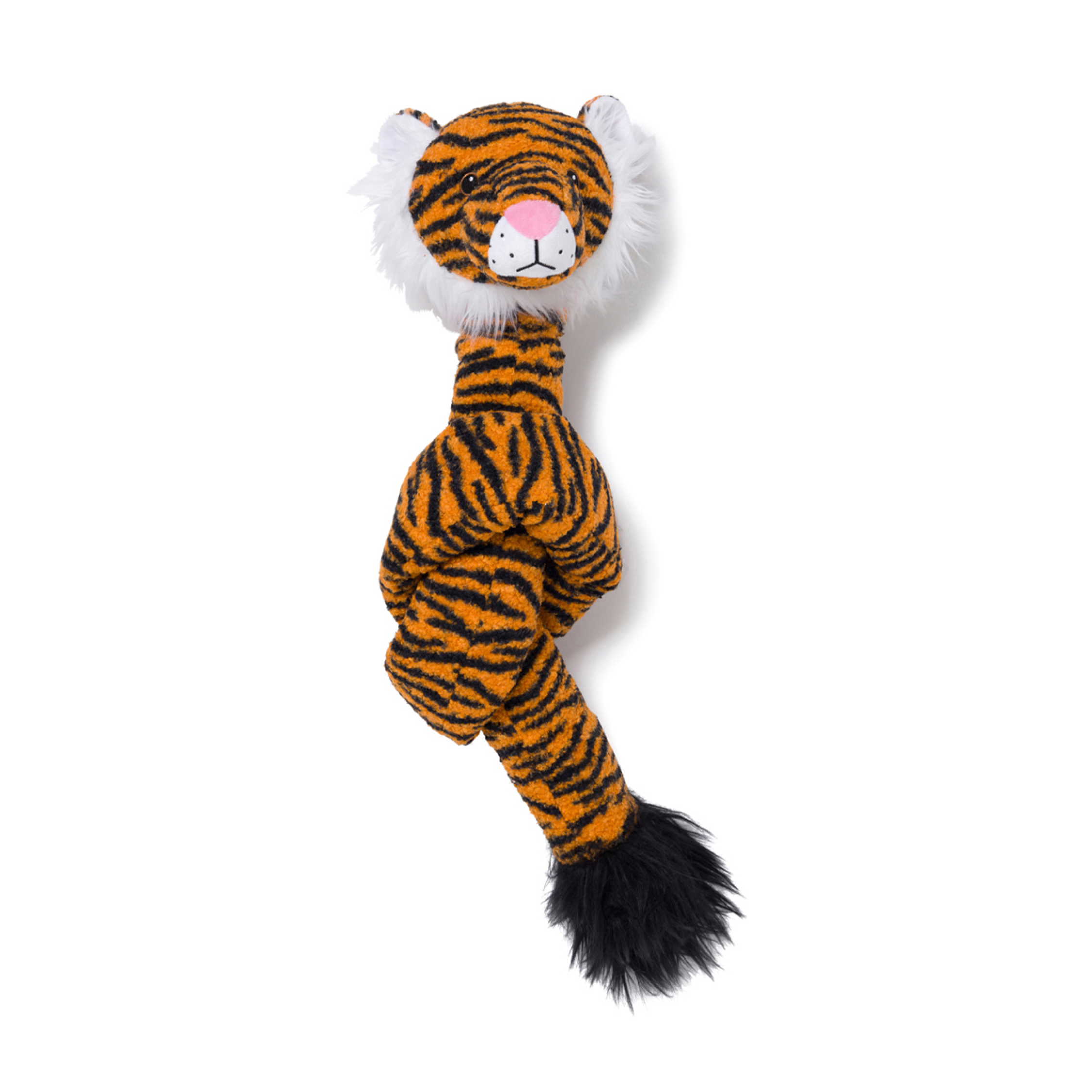 Fabdog Twisty Tiger Plush Dog Toy - Dog Toys - Fabdog - PetMax Canada