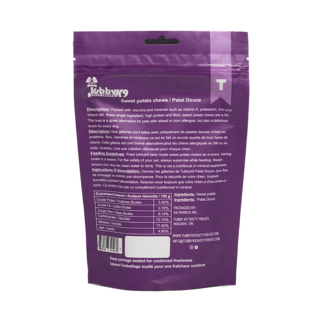 Tubby K9 Tasty Dog Treats Sweet Potato Chews Dog Treats | PetMax Canada