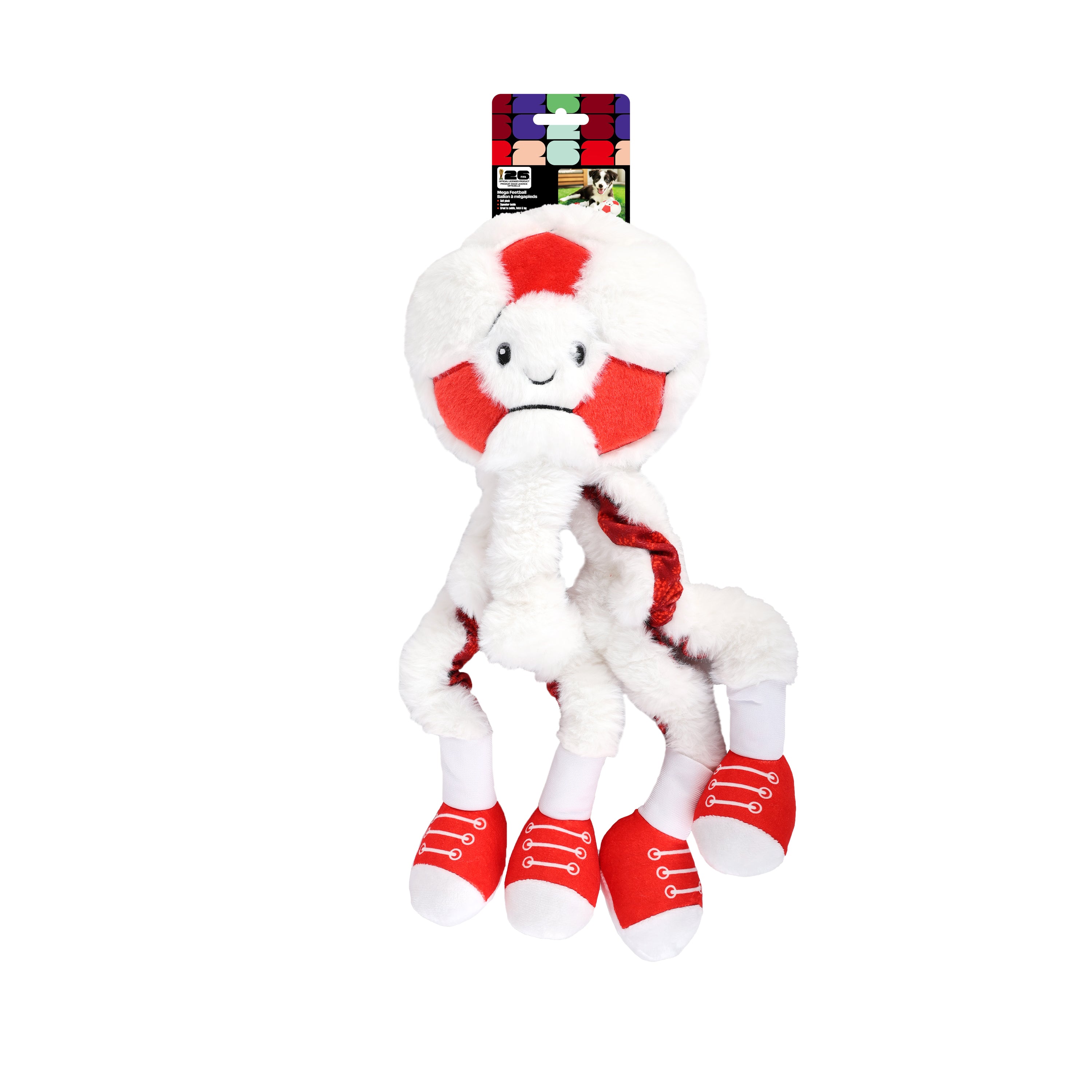 FIFA Canada Mega Feetball Dog Toy