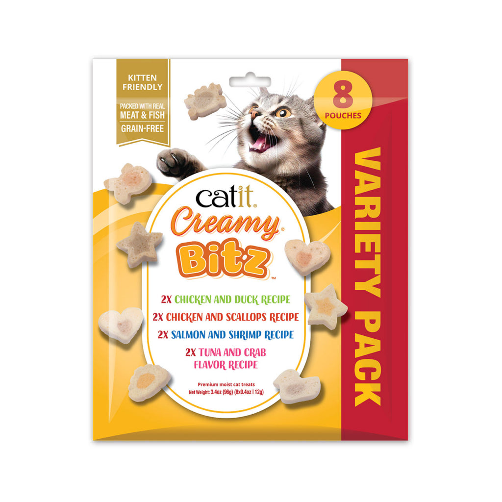 Catit Creamy Blitz Multipack Soft Cat Treats - Cat Treats - Catit - PetMax Canada