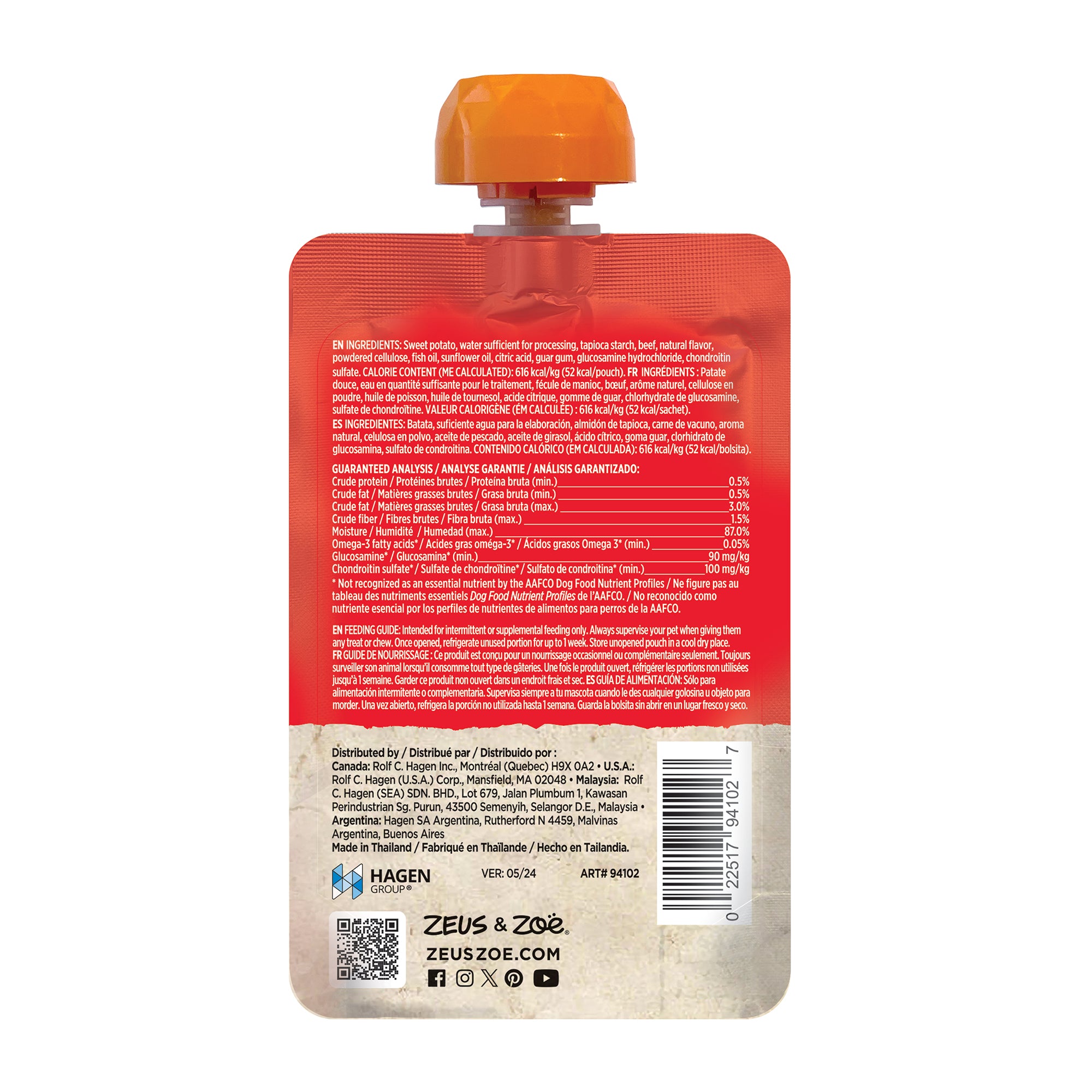 Zoe Licky Snack Sweet Potato & Beef Recipe