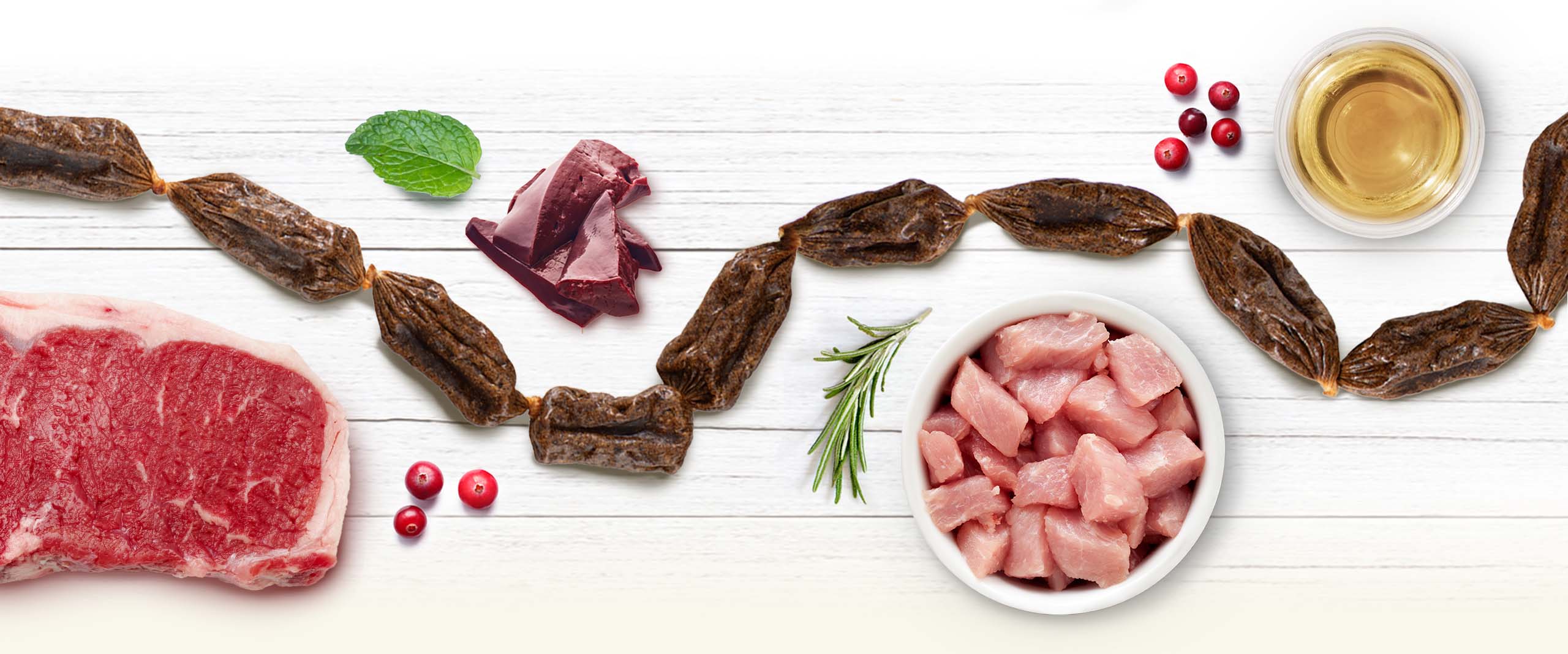 Zoe Meat Market Sausages with Chicken & Beef Dog Treats - 90g - Dog Treats - Zoe - PetMax Canada