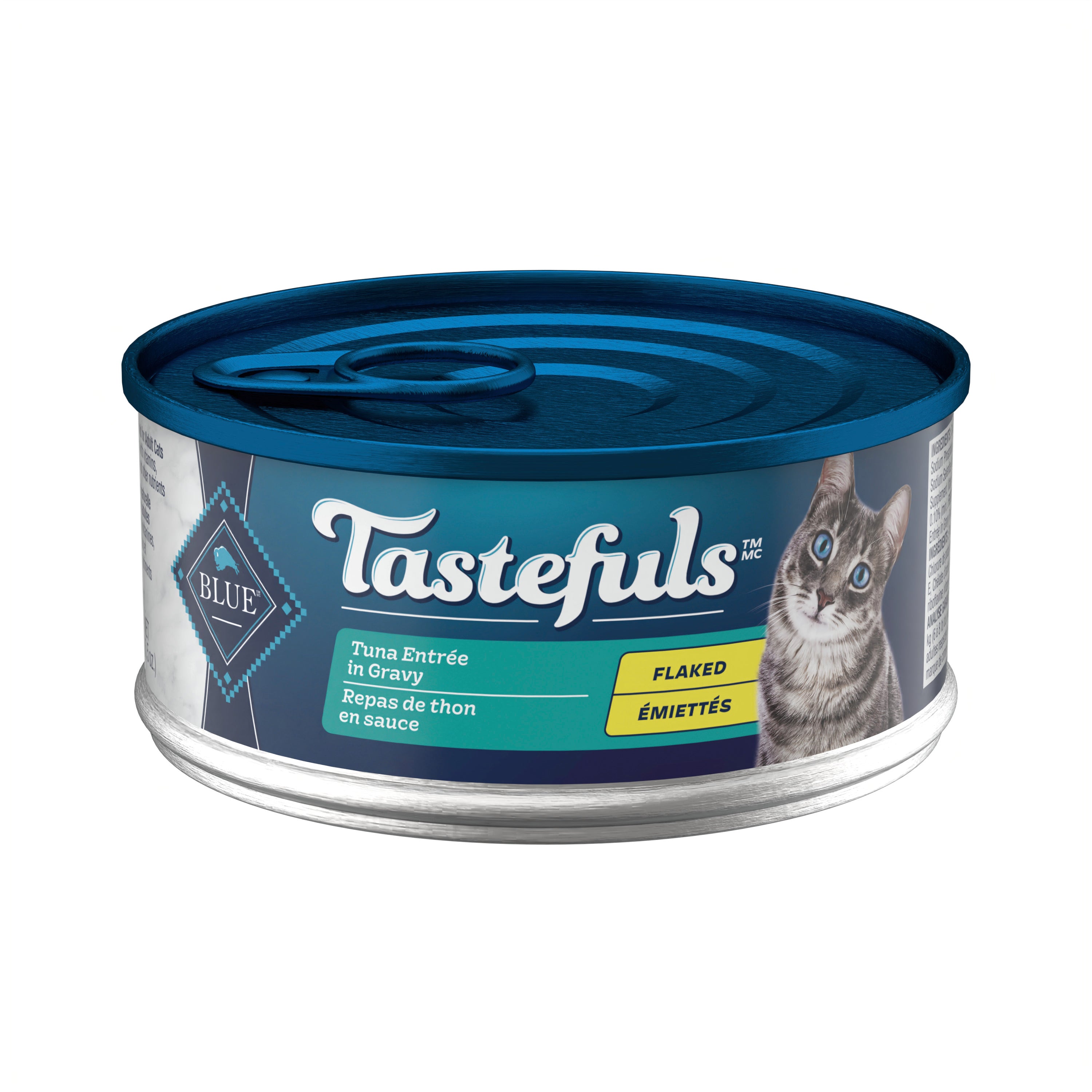 Blue Buffalo Tastefuls Tuna Entrée in Gravy Flaked Wet Cat Food - Canned Cat Food - Blue Buffalo - PetMax Canada