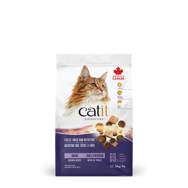 Catit Signature Freeze Dried Raw Indoor Chicken Dry Cat Food - Cat Food - Catit - PetMax Canada