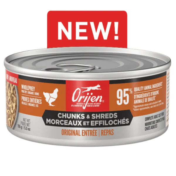 Orijen Original Chunks & Shreds Entrée Canned Cat Food
