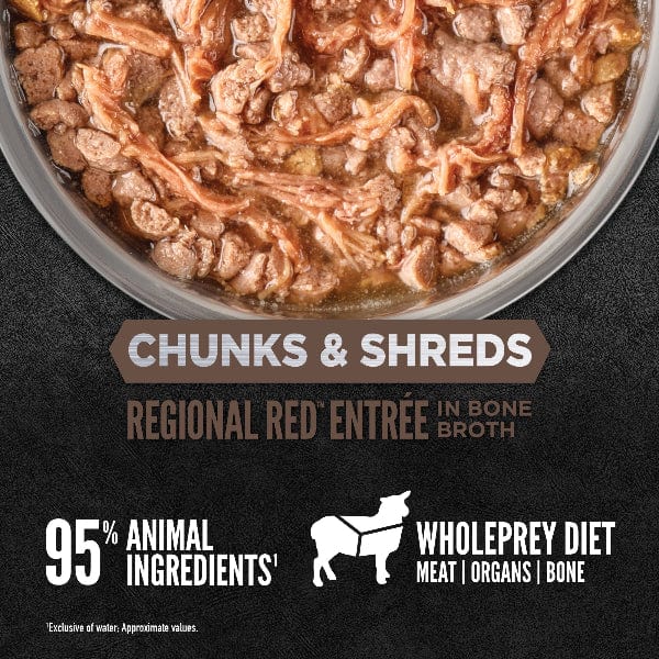 Orijen Wet Cat Chunks + Shreds Regional Red