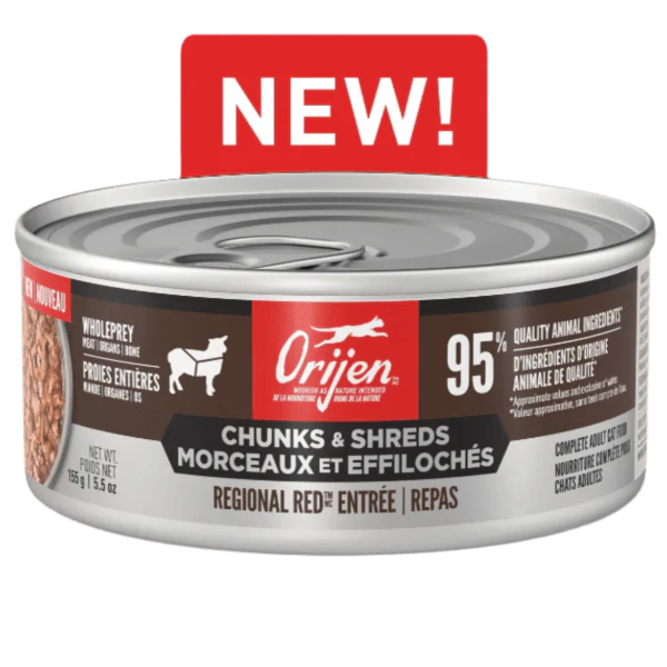 Orijen Wet Cat Chunks + Shreds Regional Red