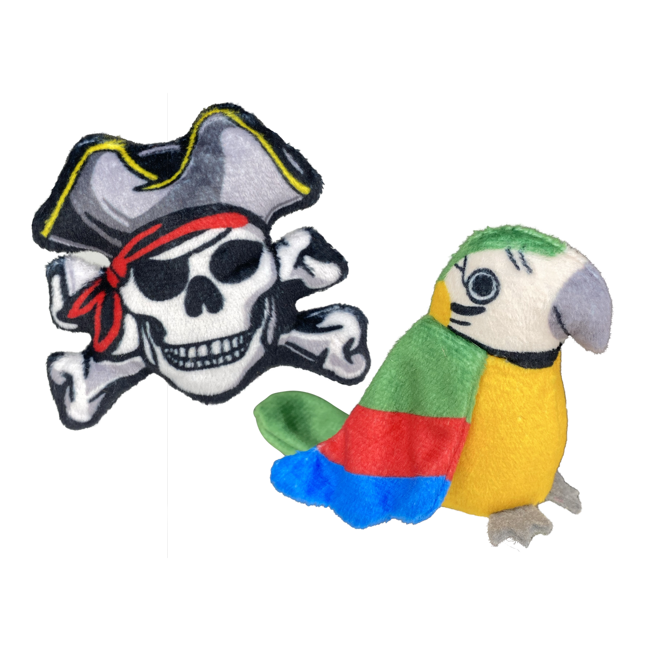Multipet Margaritaville Parrot And Skull Cat Toy