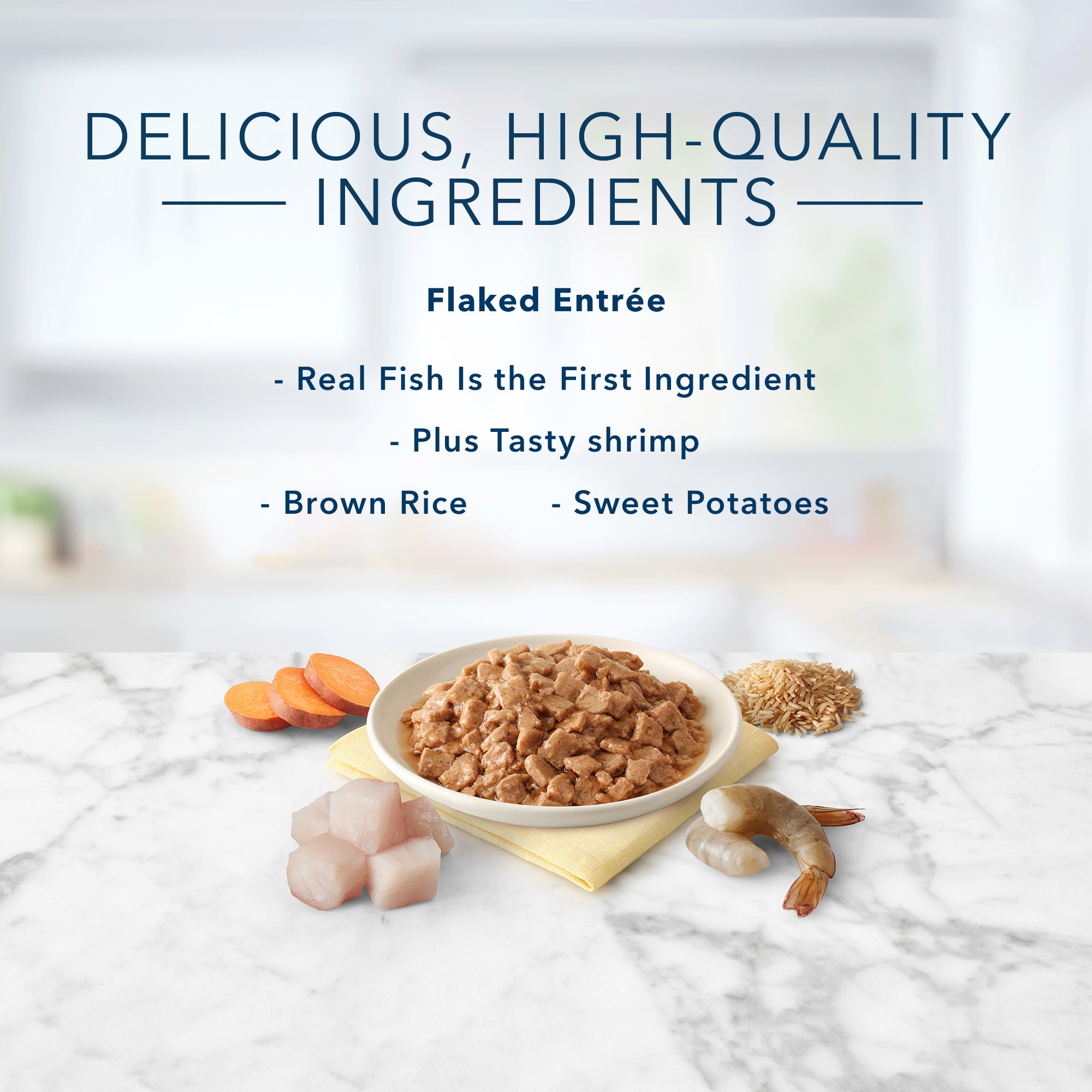 Blue Buffalo Tastefuls Adult Fish And Shrimp Entree in Gravy Flaked - Image 3 - Blue Buffalo - PetMax Canada