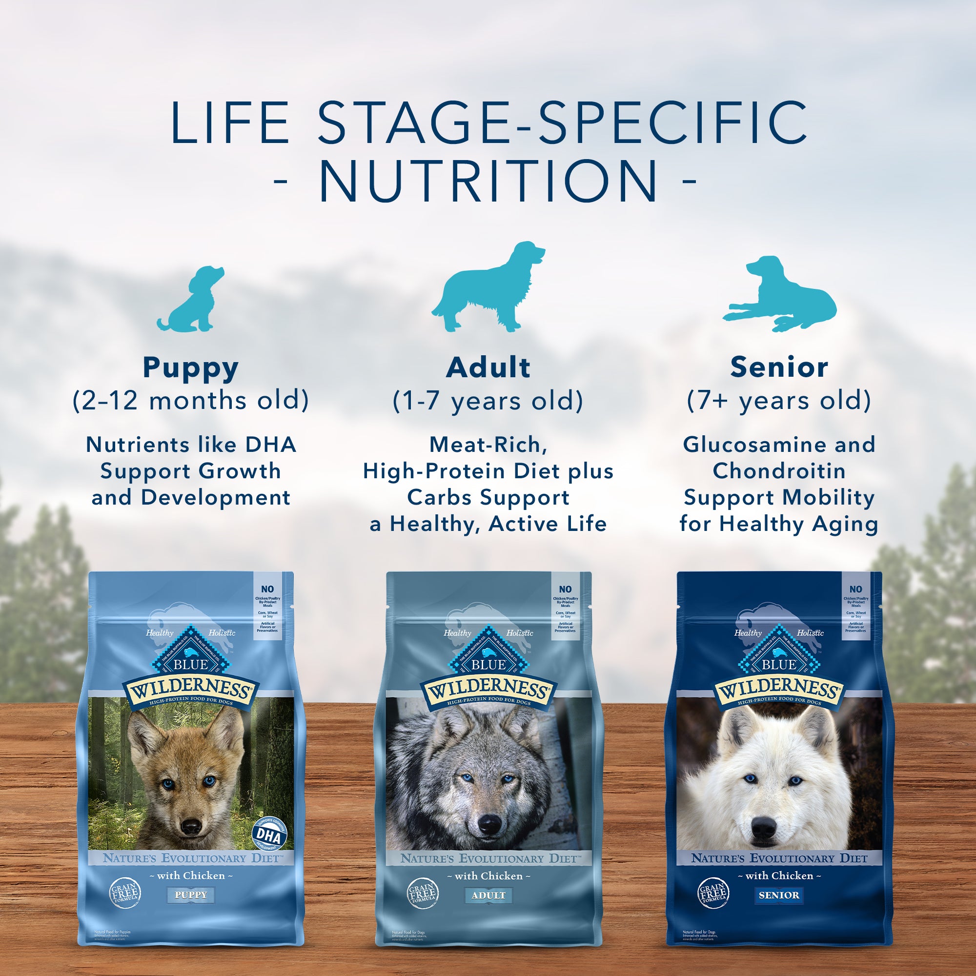 Blue Buffalo Wilderness Puppy Food Chicken Formula - Image 6 - Blue Buffalo - PetMax Canada