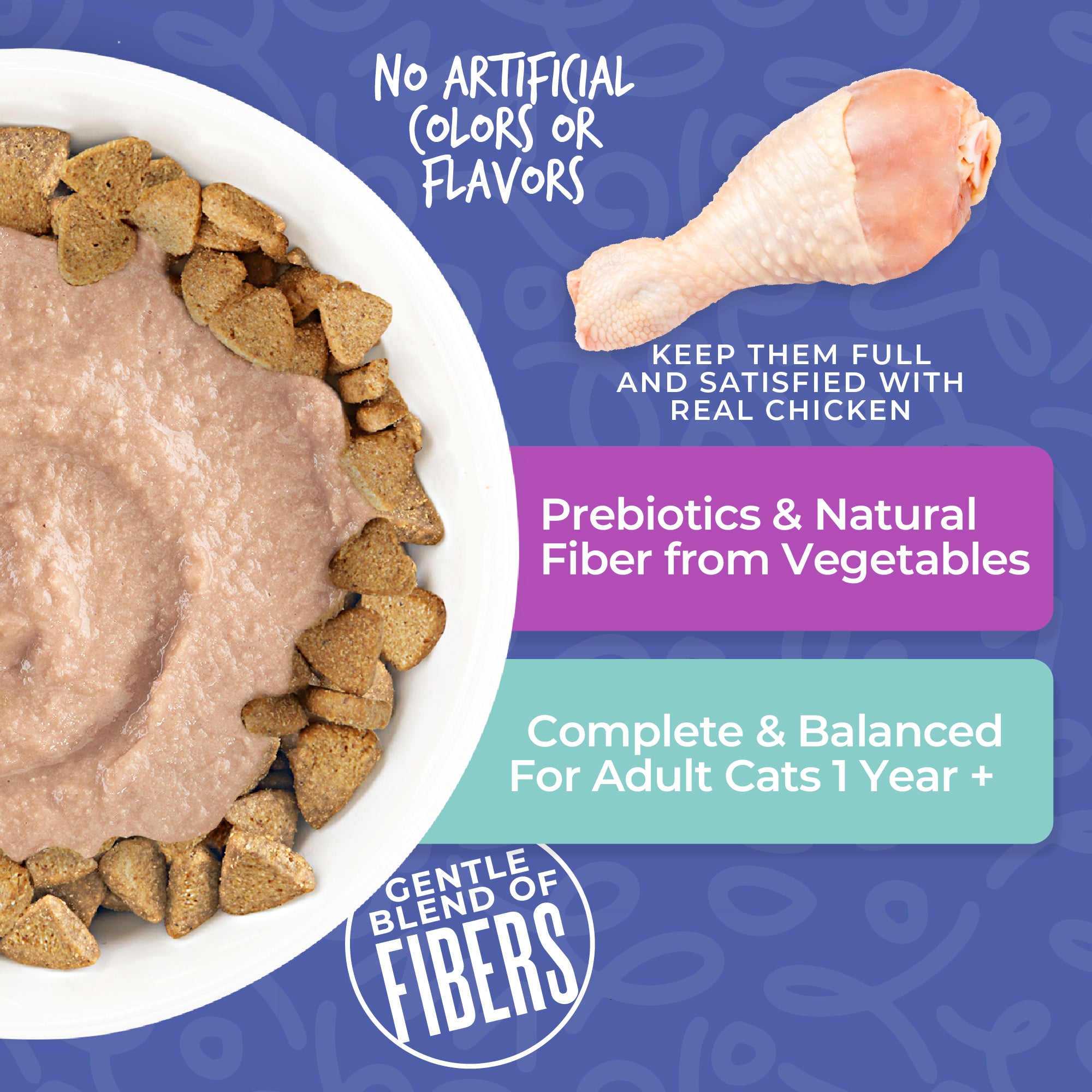 Tiki Cat Born Carnivore Hairball Chicken Recipe Dry Cat Food - Product Highlights 4 - Tiki Cat - PetMax Canada
