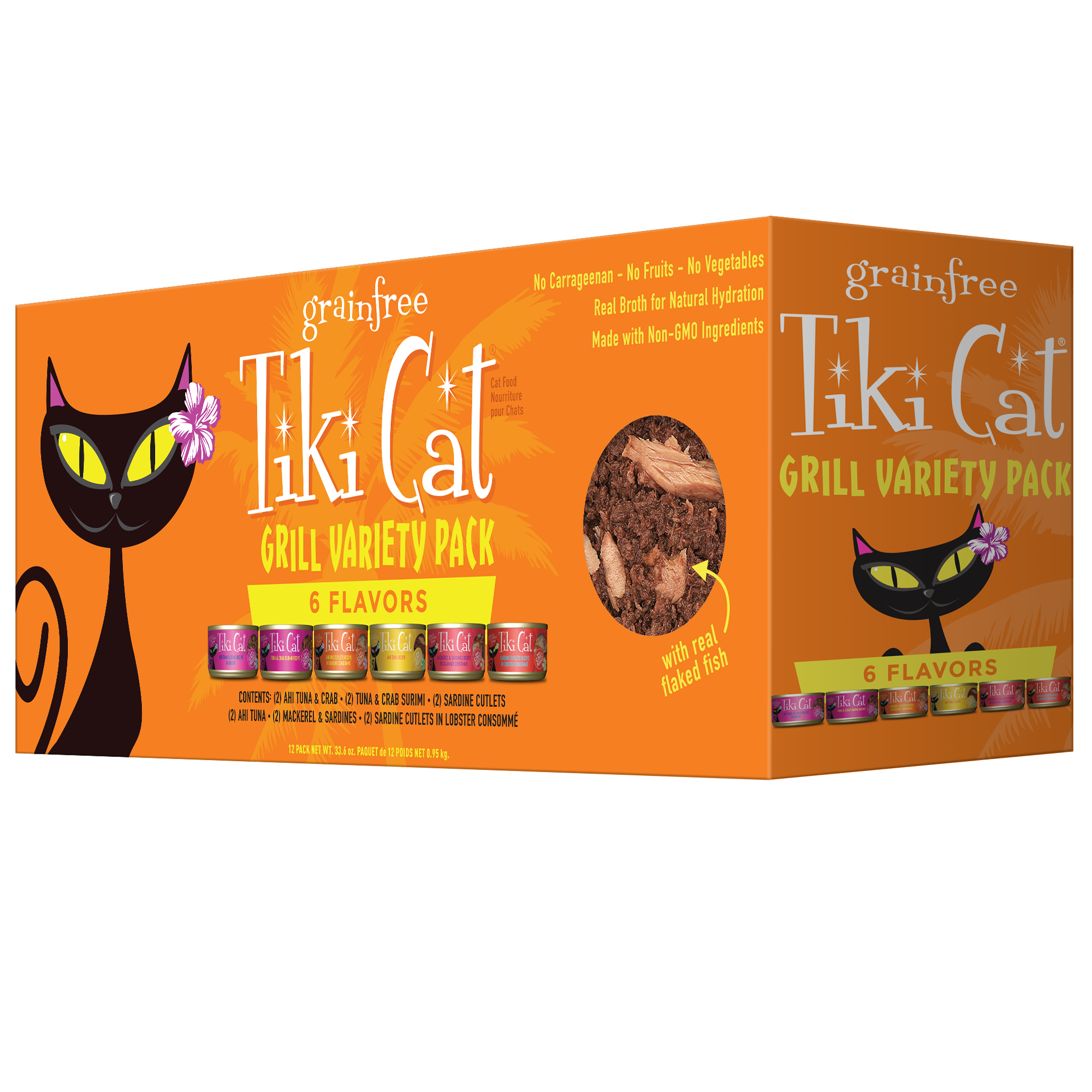 Tiki Cat Grill Variety Pack Wet Cat Food - Variety Pack - Tiki Cat - PetMax Canada