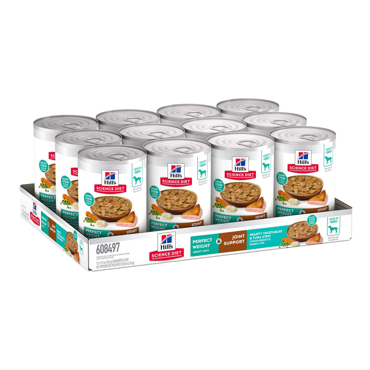 Hill's Science Diet Canine Can Perfect Weight & Joint Tuna & Hearty Vegetables