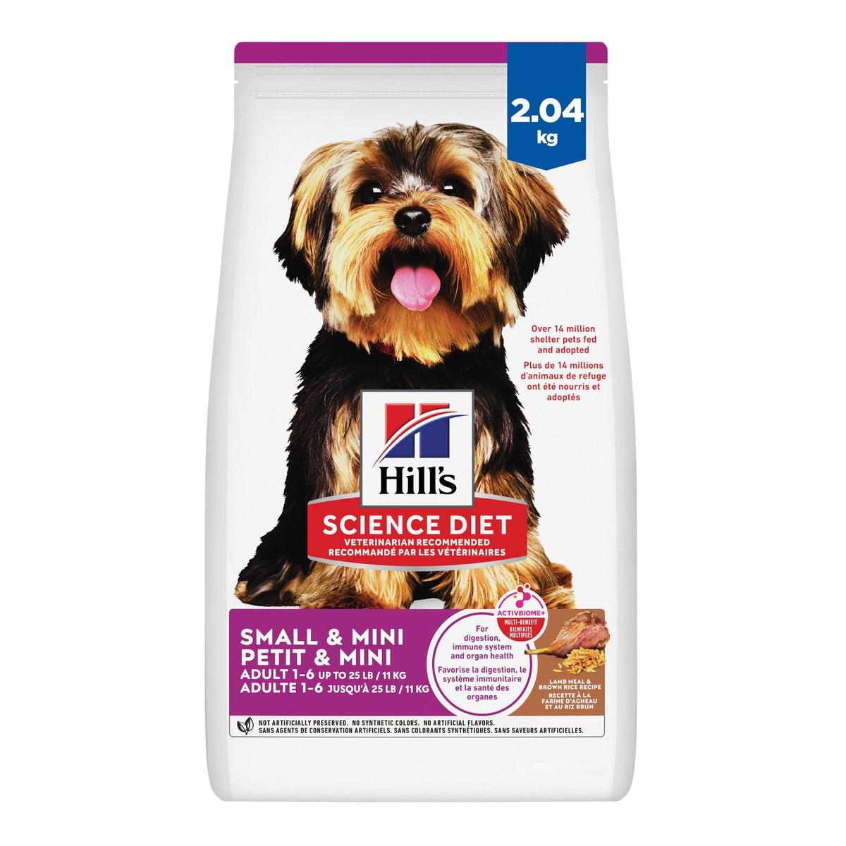 Hill's Science Diet Adult Small & Mini Lamb Meal & Brown Rice Recipe Dry Dog Food 2.04 Kg