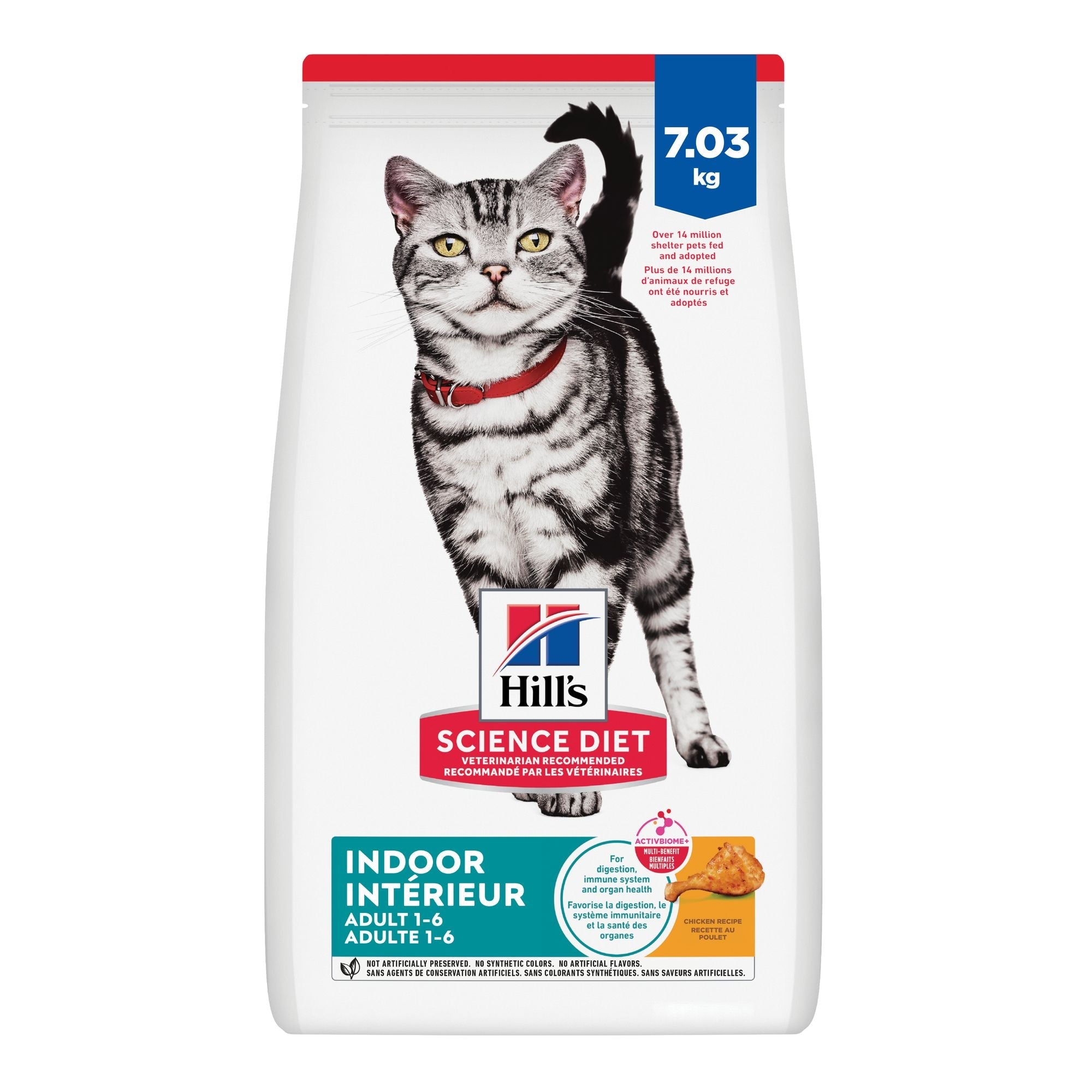 Hill's Science Diet Adult Indoor Chicken Recipe Dry Cat Food 7.03 Kg