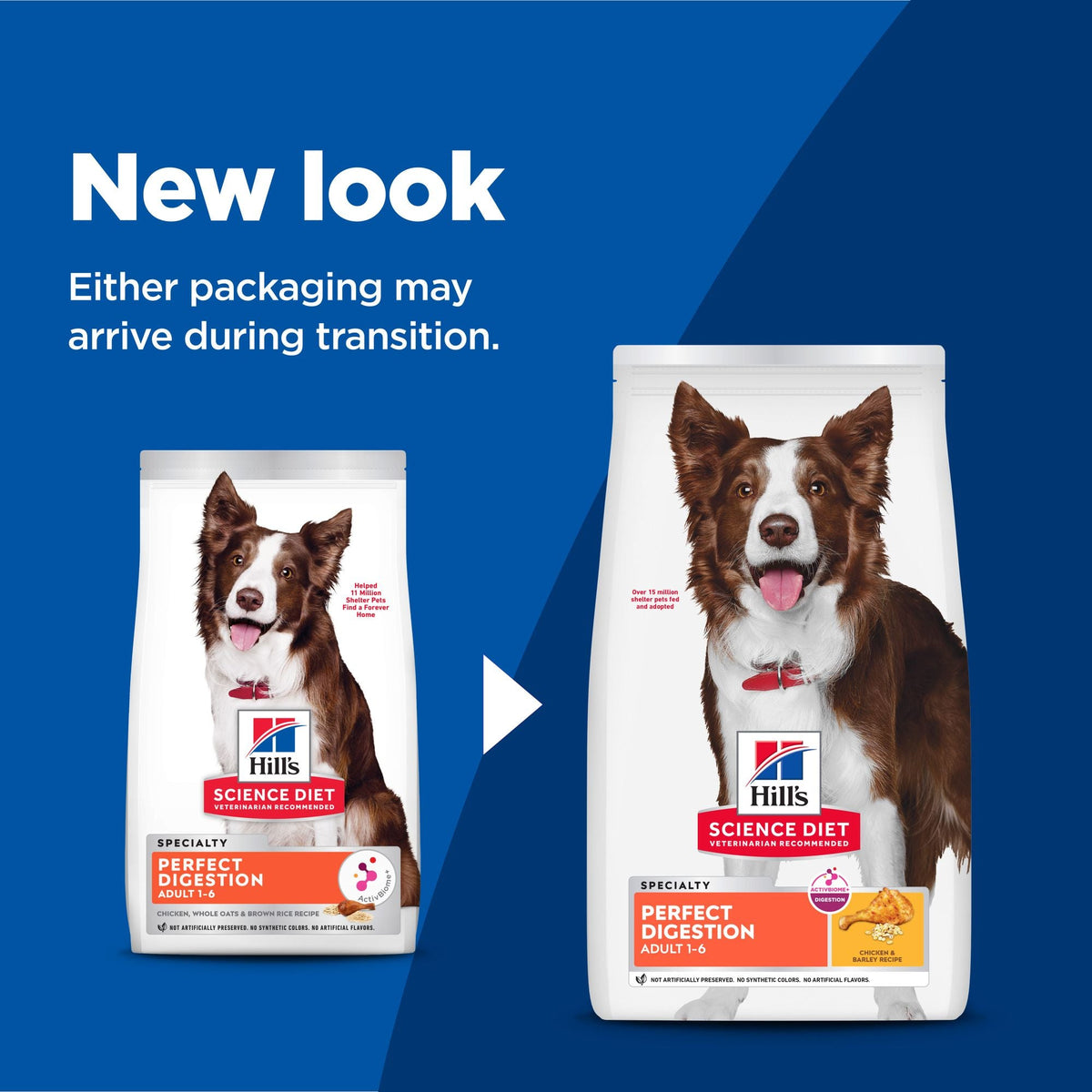 Hill's Science Diet Adult Perfect Digestion Chicken, Brown Rice & Whole Oats Recipe Dry Dog Food