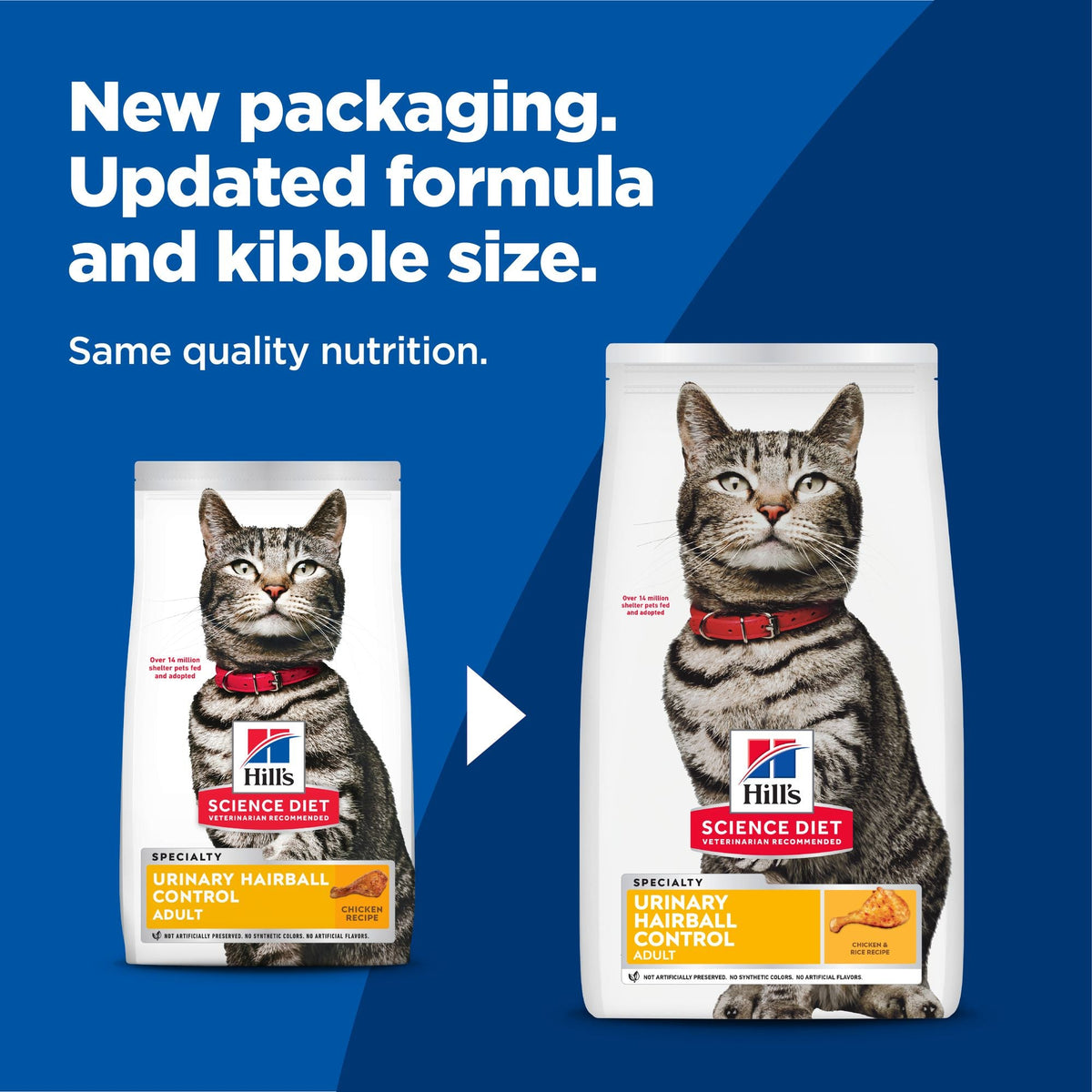 Hill's Science Diet Adult Urinary & Hairball Control Chicken Recipe Dry Cat Food