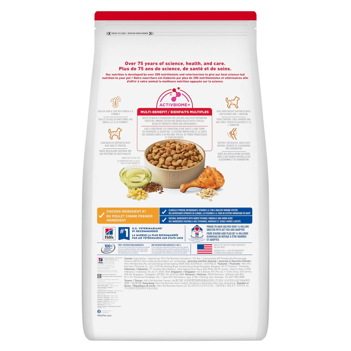 Hill's Science Diet Adult Light Large Breed with Chicken Meal & Barley Dry Dog Food