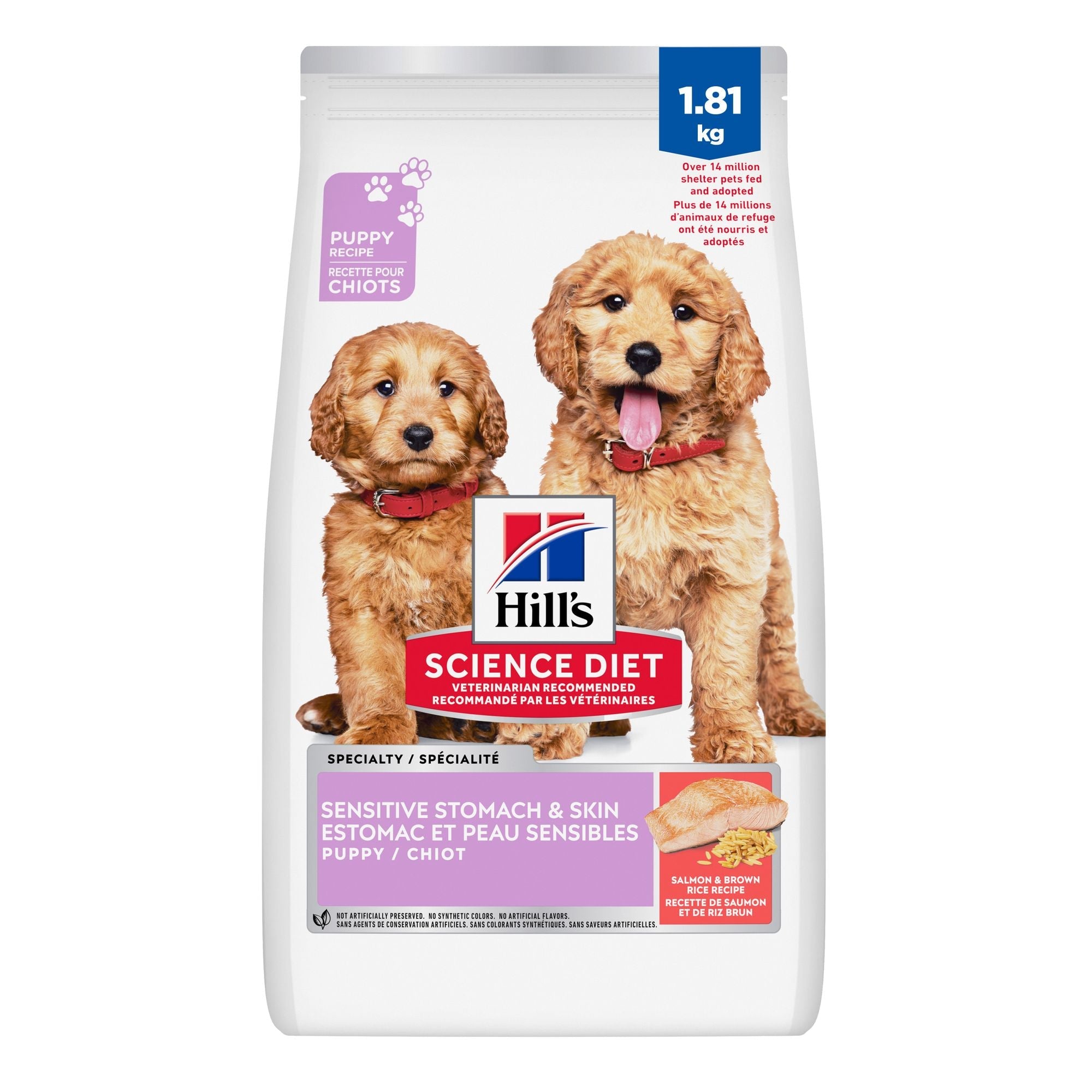 Hill's Science Diet Puppy Sensitive Stomach & Skin Salmon & Brown Rice Recipe 1.81 Kg