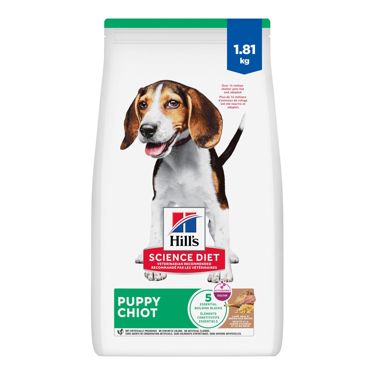 Hill's Science Diet Puppy Lamb Meal & Brown Rice Recipe Dry Dog Food 2.04 Kg