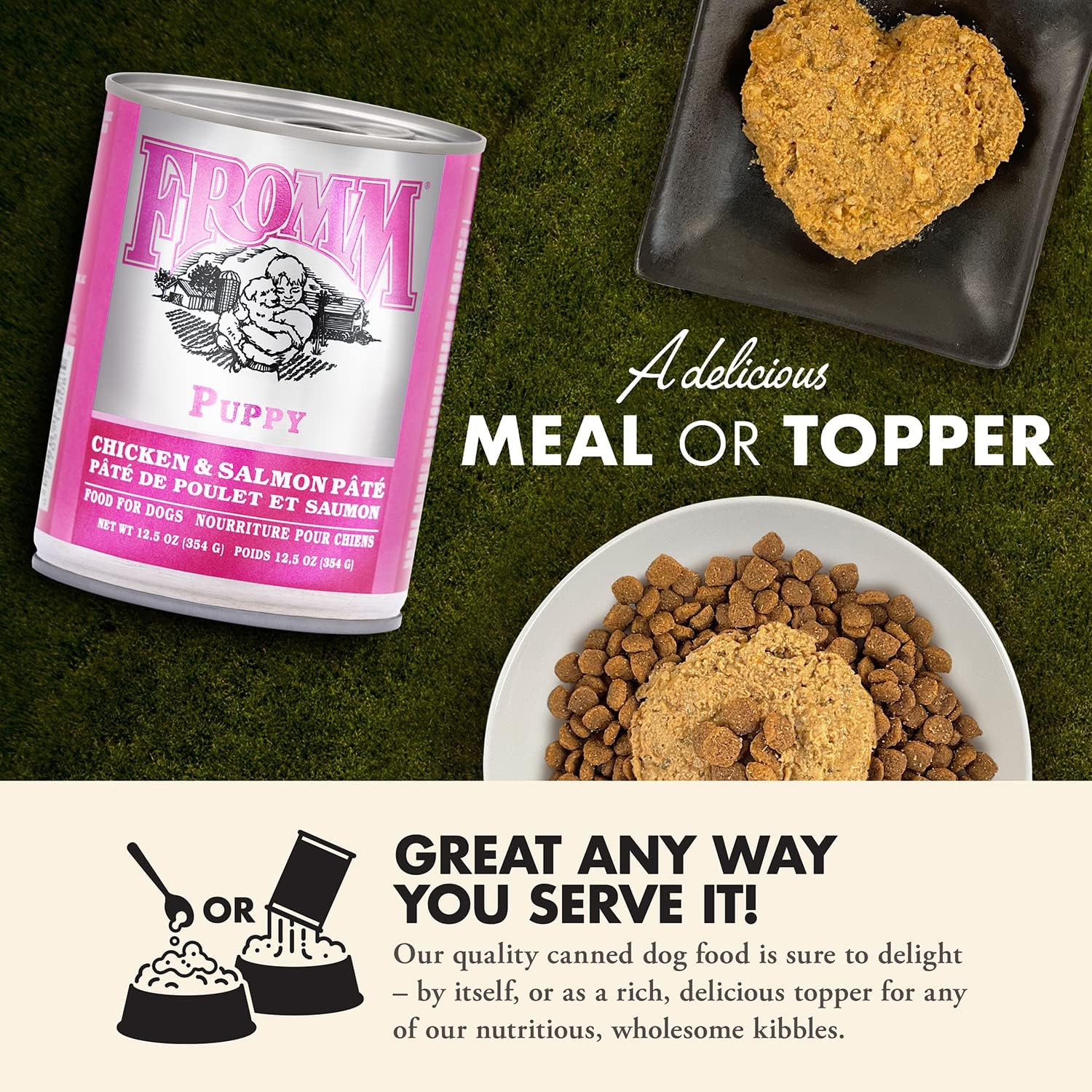 Fromm Canned Dog Food Classic Puppy Chicken and Salmon