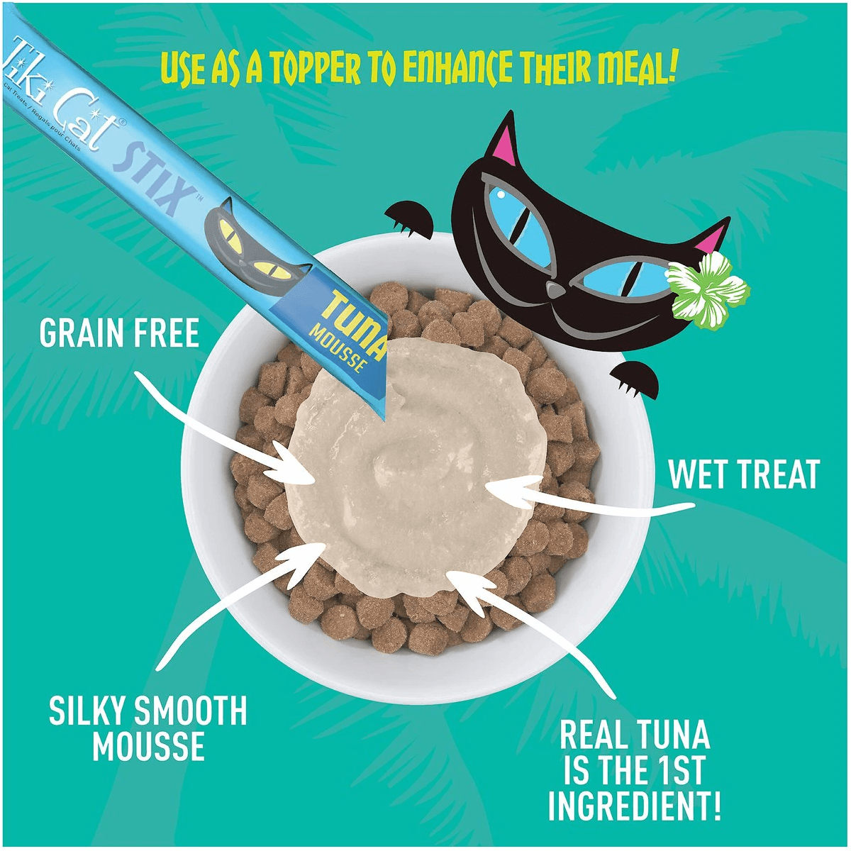 Tiki Cat Stix Tuna Mousse Treats - 6 Pack - Cat Treats - Tiki Cat - PetMax Canada