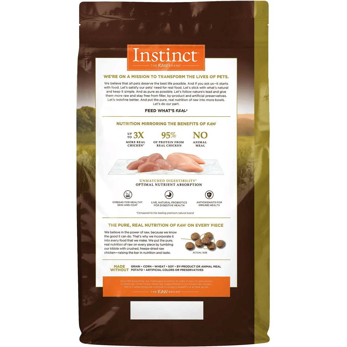 Instinct Ultimate Protein Grain-Free Cage-Free Chicken Recipe Dry Cat Food - 1.8 Kg - Cat Food - Instinct - PetMax Canada