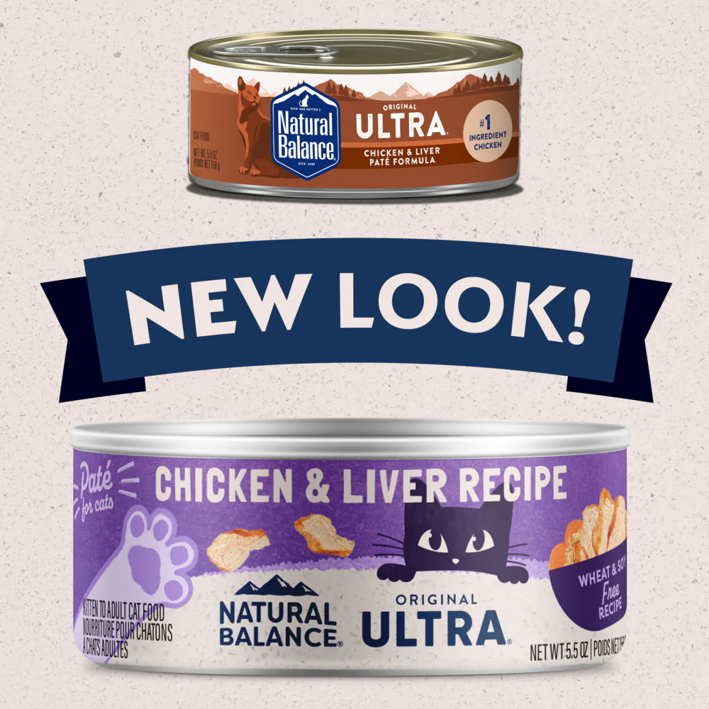Natural Balance Ultra Premium Chicken & Liver Pate Formula Canned Cat Food