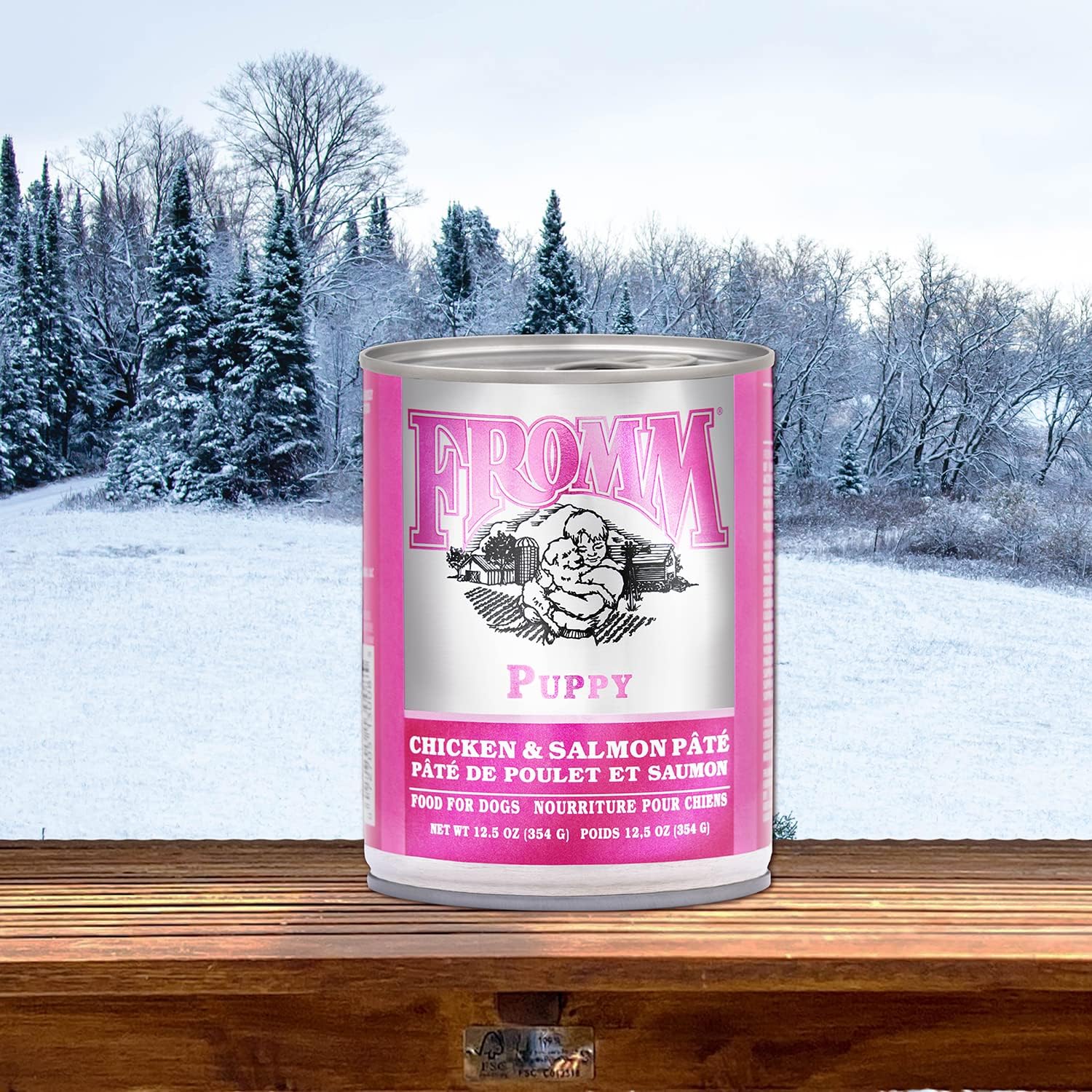 Fromm Canned Dog Food Classic Puppy Chicken and Salmon