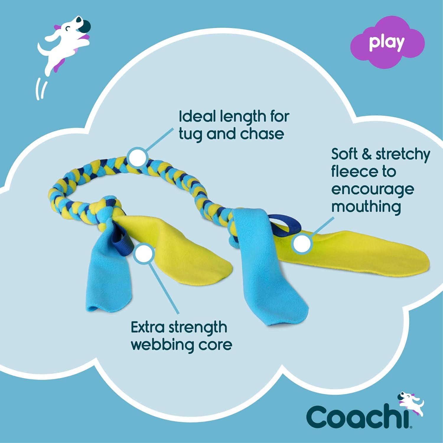 Coachi Tuggi Tug - Navy & Lime & Light Blue - Training Products - COACHI - PetMax Canada