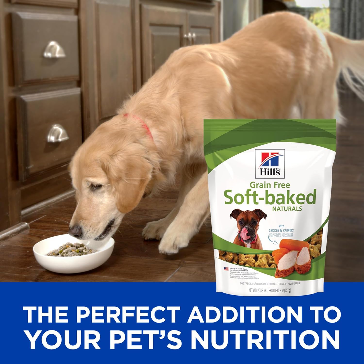 Hills Grain Free Soft-Baked Naturals Dog Treats with Chicken & Carrots