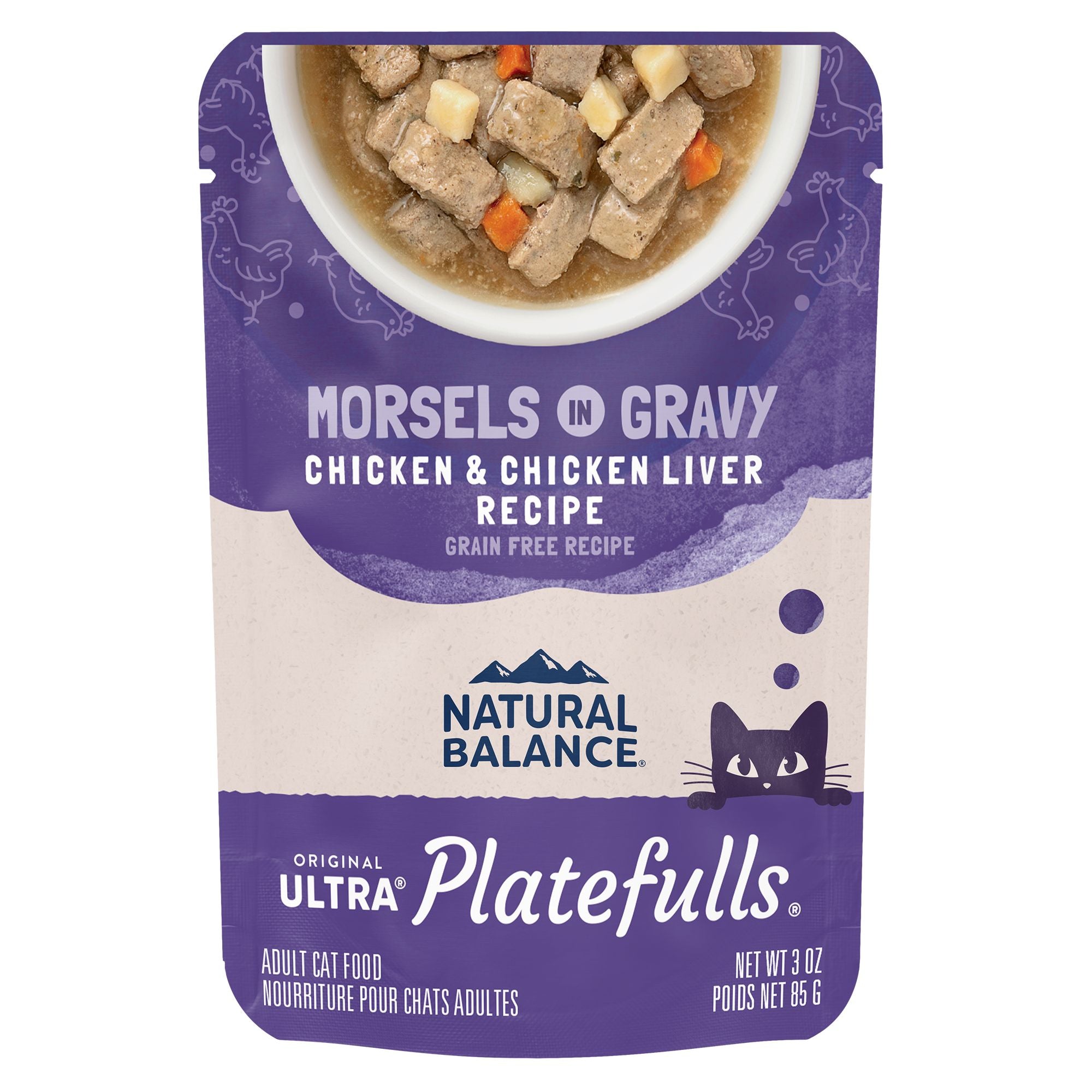 Natural Balance Platefulls Chicken & Chicken Liver Wet Cat Food