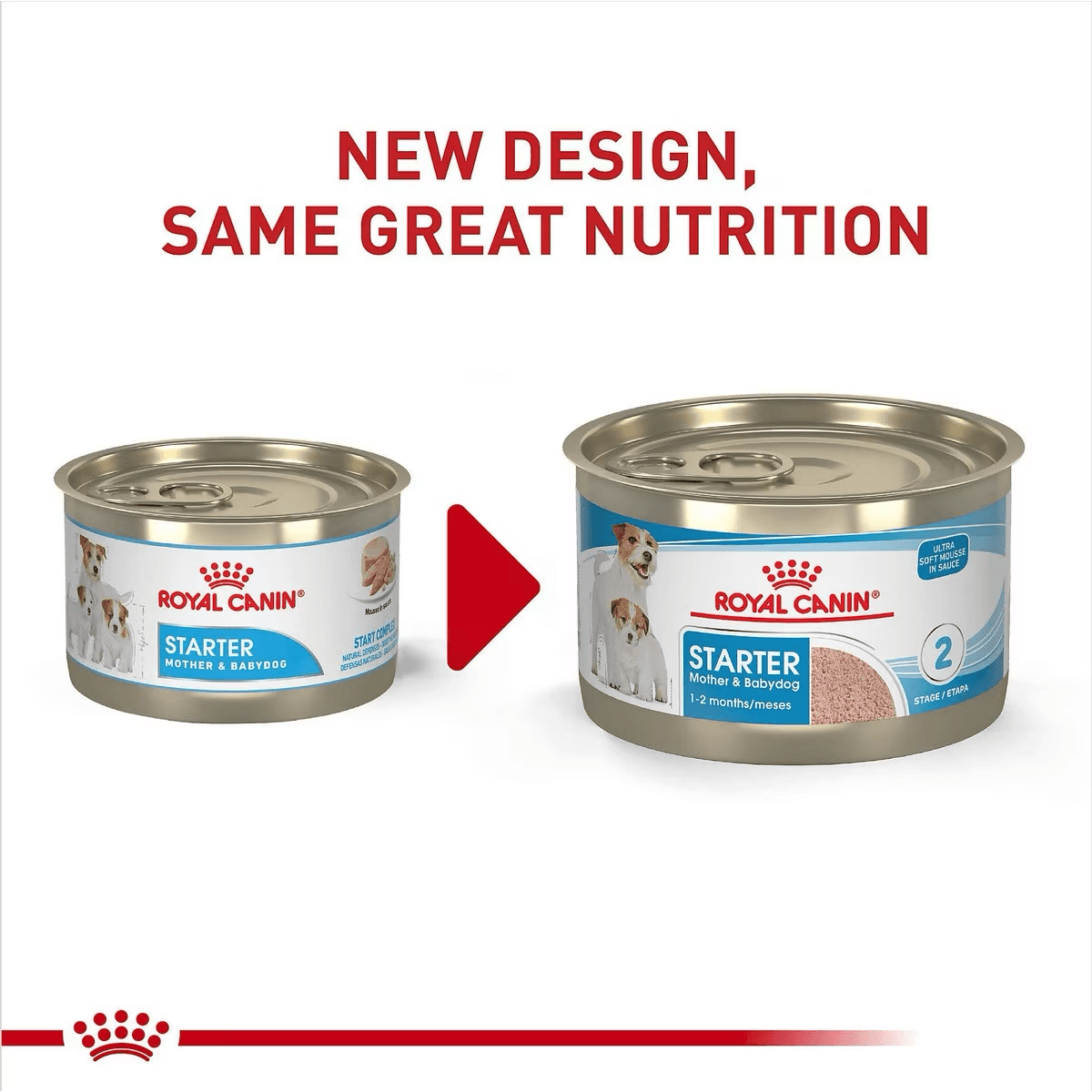 Royal Canin Size Health Nutrition Starter Mother & Babydog Mousse In Sauce Canned Dog Food - 145g - Canned Dog Food - Royal Canin - PetMax Canada