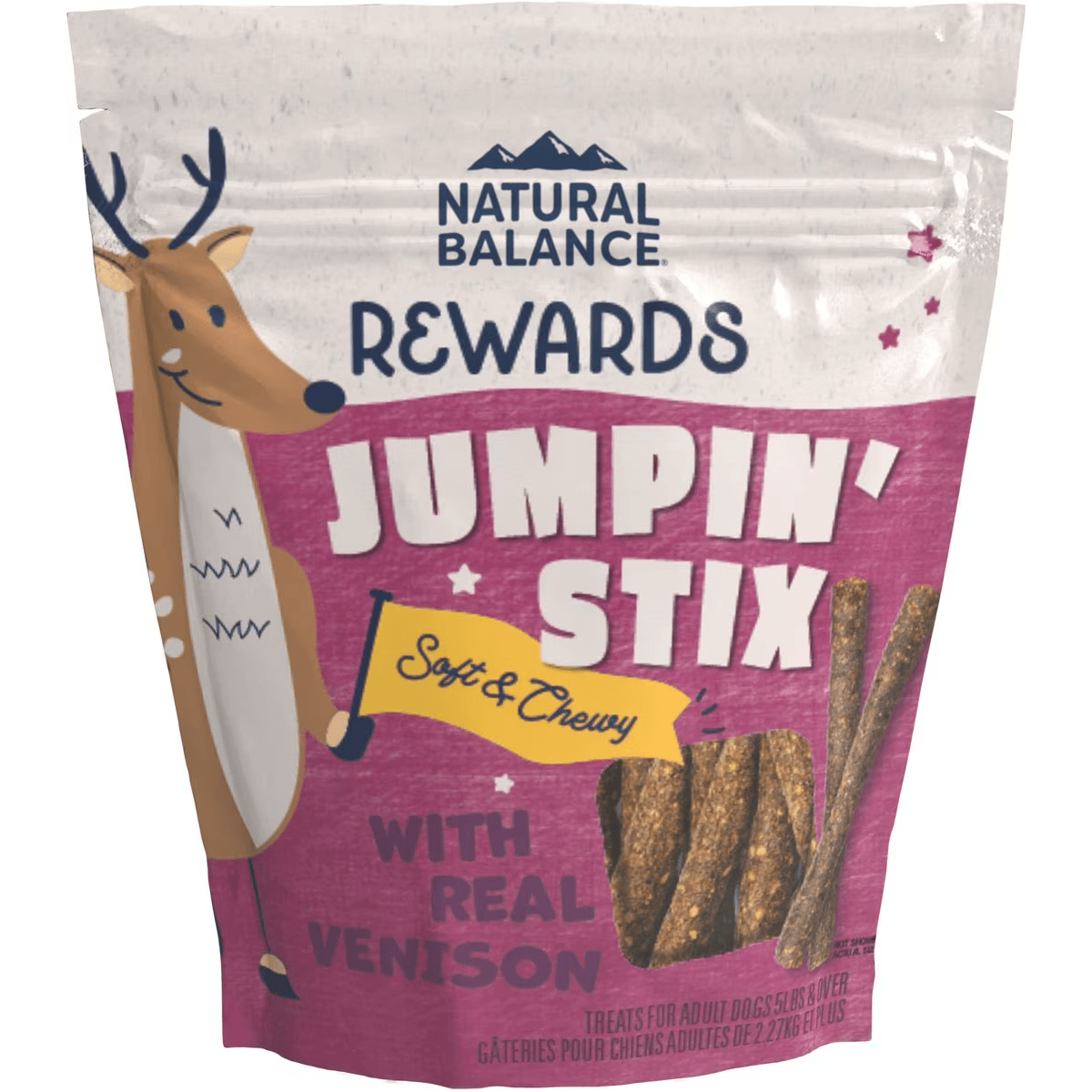 Natural Balance Rewards Jumpin' Stix With Real Venison Dog Treats Dog Treats | PetMax Canada