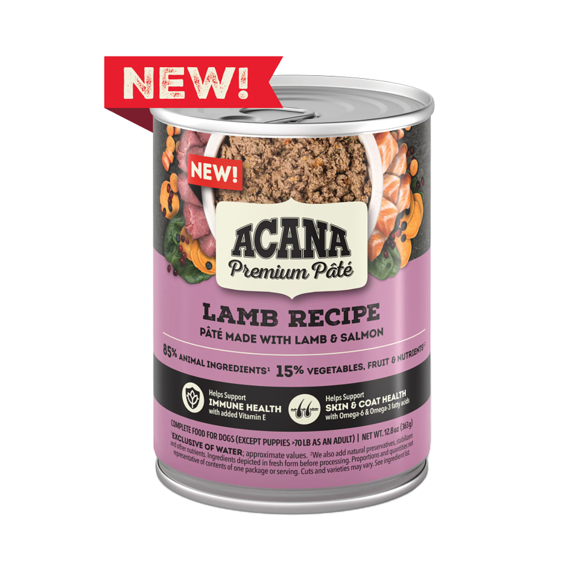 Acana Premium Pate Lamb Wet Dog Food Recipe