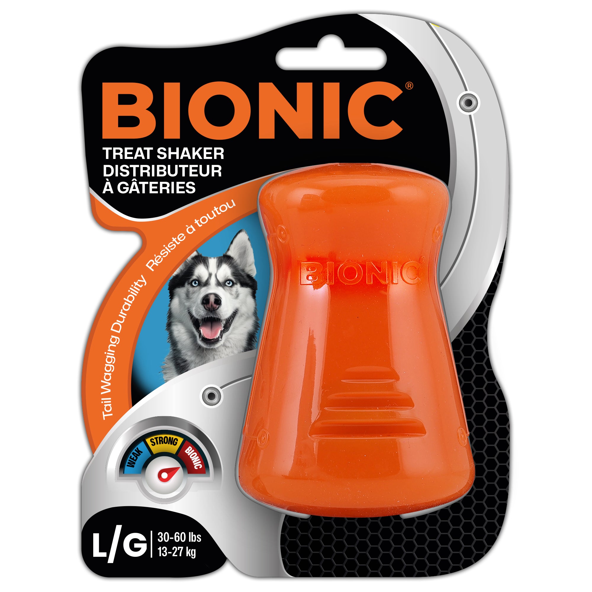 Bionic Rubber Dog Treat Shaker