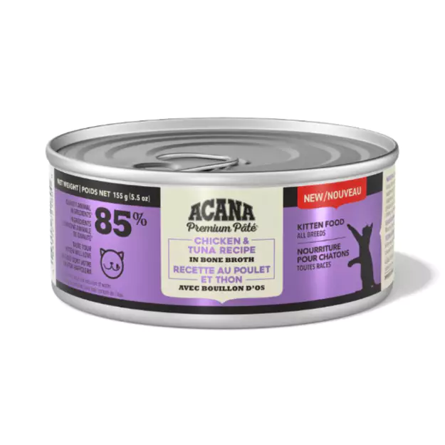 Acana Premium Pâté, Chicken & Tuna Kitten Recipe