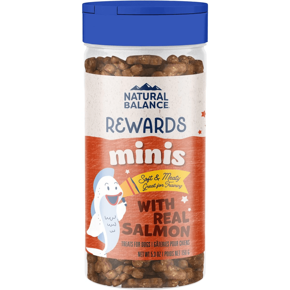 Natural Balance Rewards Minis with Real Salmon Dog Treats - 150g - Dog Treats - Natural Balance - PetMax Canada