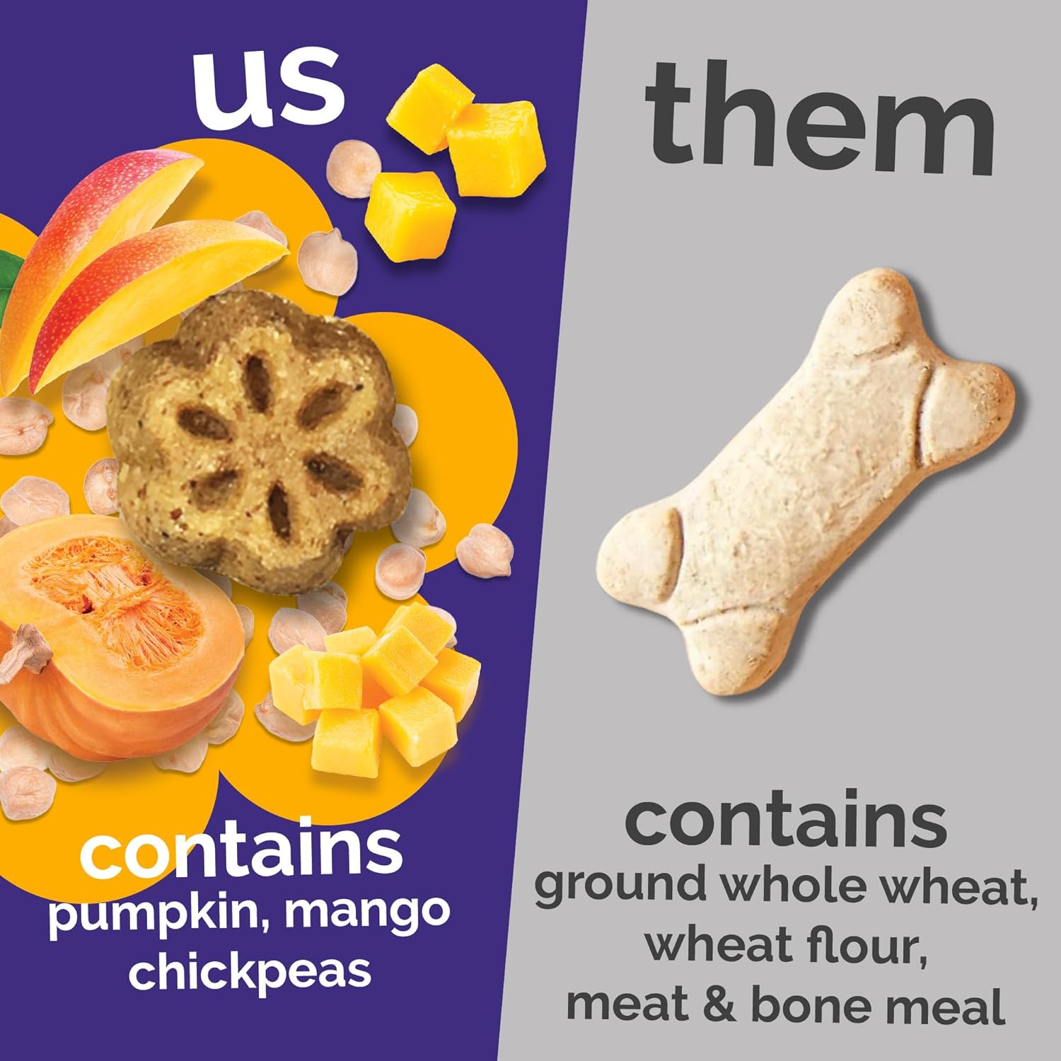 Fruitables Skinny Minis Friandises pour chiens Citrouille et mangue