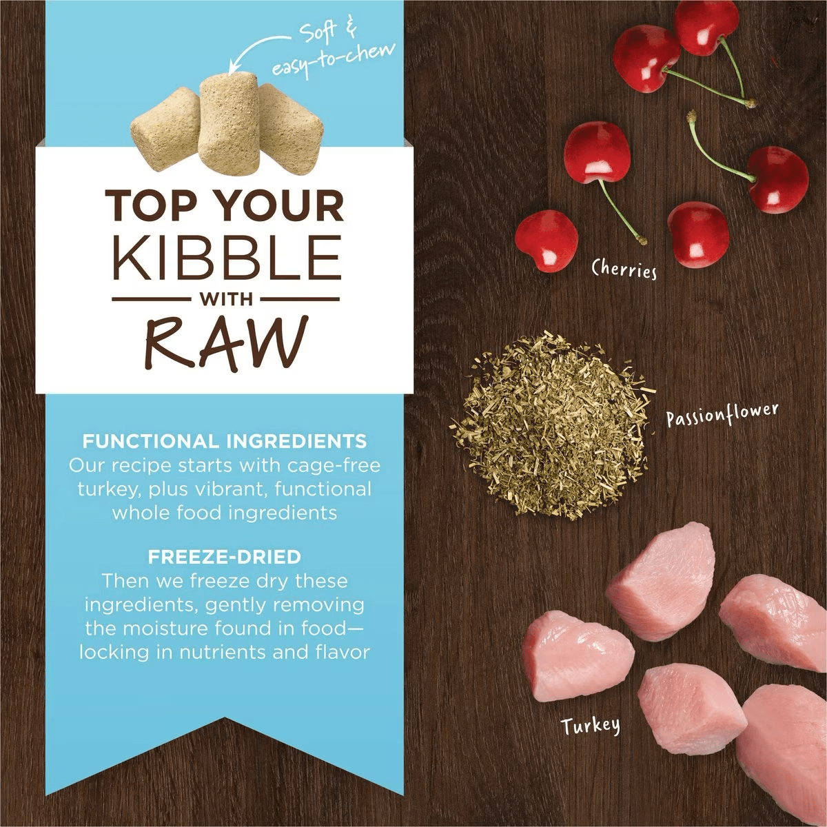 Instinct RawBoost Mixers Calming Support Grain-Free Freeze-Dried Dog Food Topper Dog Treats | PetMax Canada