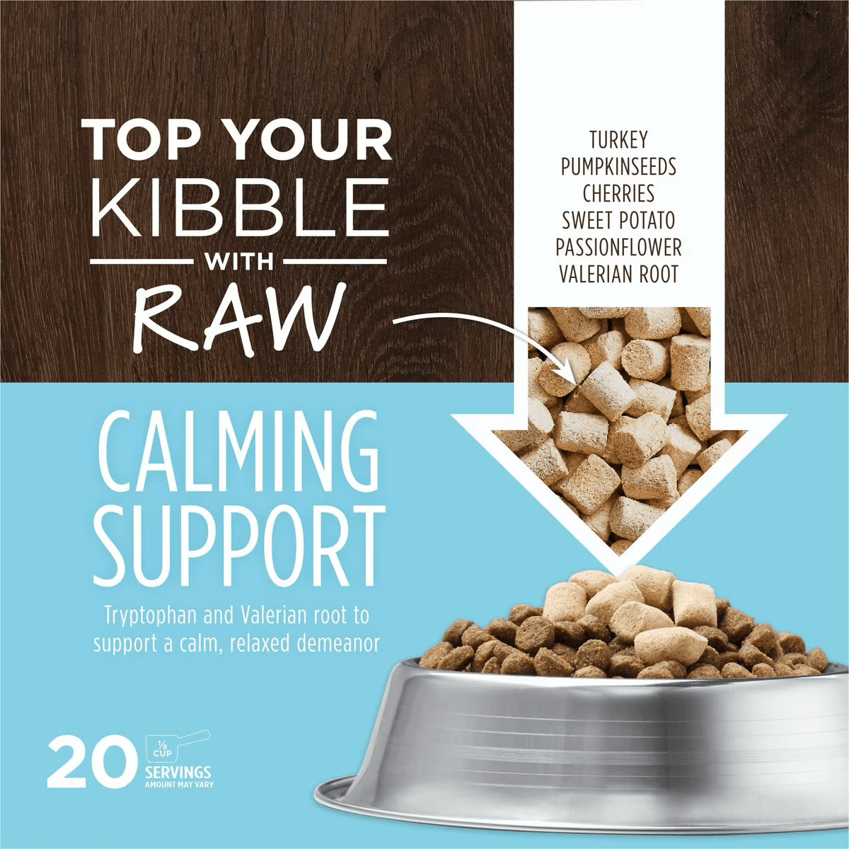Instinct RawBoost Mixers Calming Support Grain-Free Freeze-Dried Dog Food Topper Dog Treats | PetMax Canada