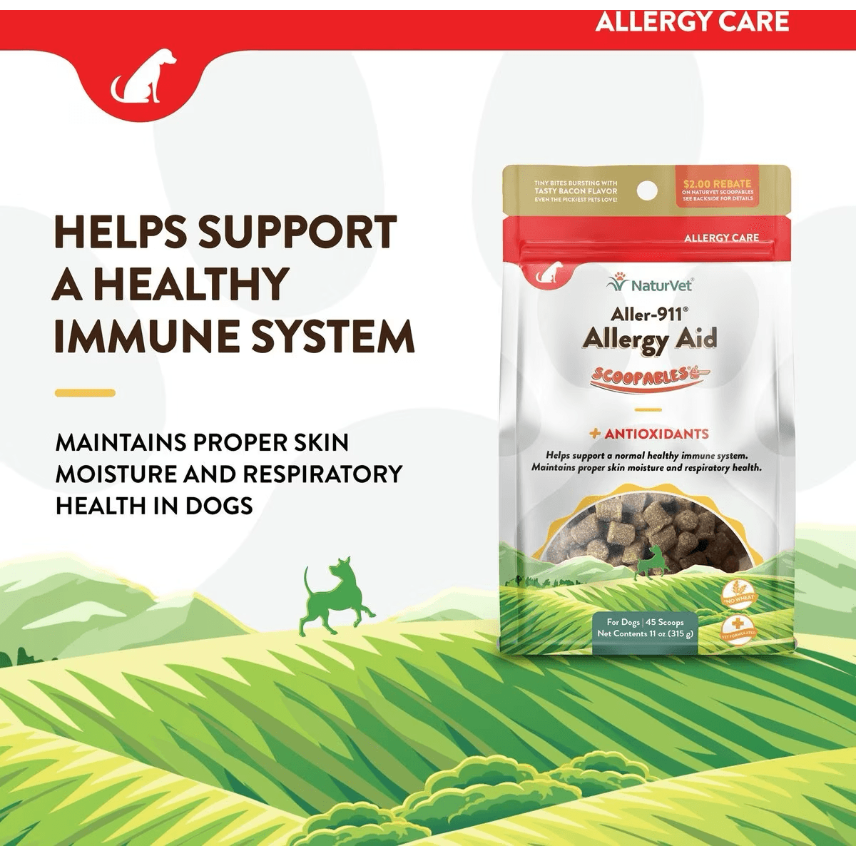 Naturvet Dog Scoopables Allergy Aid Supplement - Default Title - Health Care - Naturvet - PetMax Canada