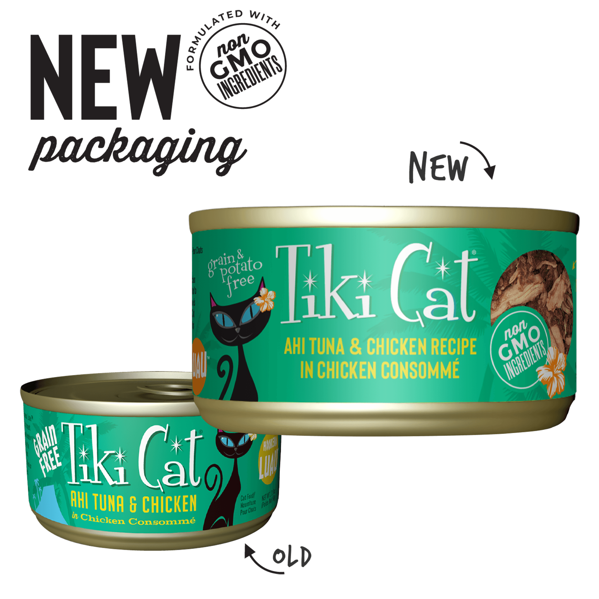 Tiki Cat Can Luau Ahi Tuna & Chicken In Chicken Consomme