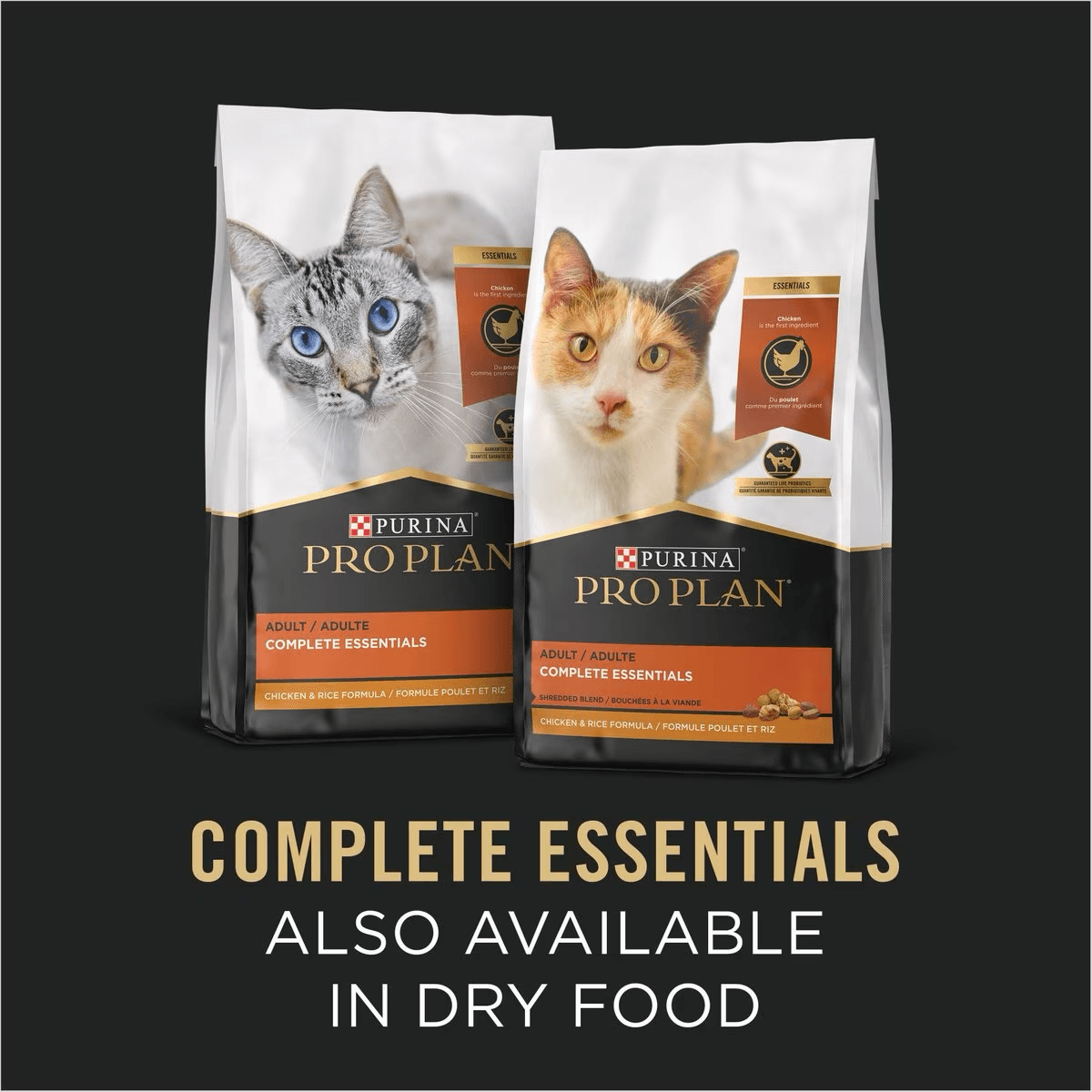 Purina Pro Plan Adult White Meat Chicken & Vegetable Entree in Gravy Canned Cat Food - 85g - Canned Cat Food - Purina Pro Plan - PetMax Canada