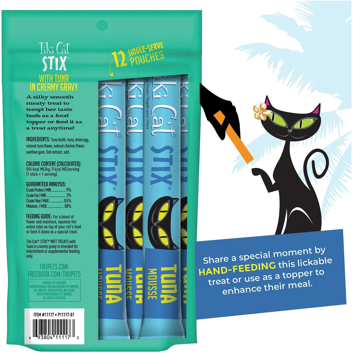 Tiki Cat Stix Tuna Mousse Treats - 6 Pack - Cat Treats - Tiki Cat - PetMax Canada