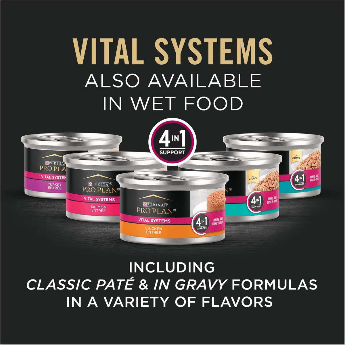 Purina Pro Plan Vital Systems Salmon & Egg Formula 4-in-1 Dry Cat Food - 2.27 Kg - Cat Food - Purina Pro Plan - PetMax Canada