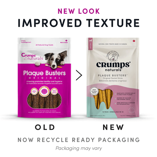 Crumps Naturals Dog Treats Plaque Busters Original - 140g - Dog Treats - Crump's Naturals - PetMax Canada