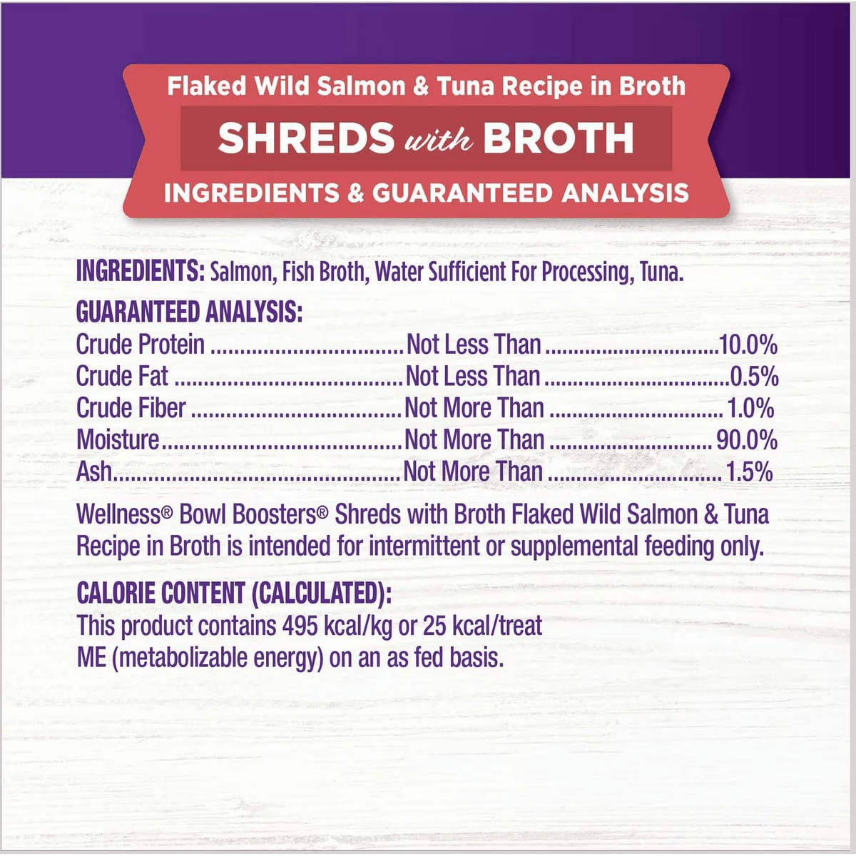 Wellness Bowl Boosters Flaked Salmon & Tuna Wet Cat Topper - 50g - Canned Cat Food - Wellness - PetMax Canada